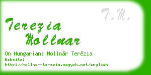 terezia mollnar business card